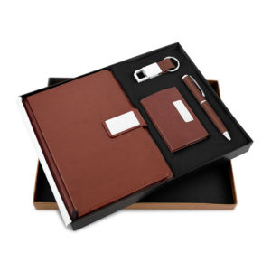 Executive Gift Set | Magnetic 4 in 1 | Brown