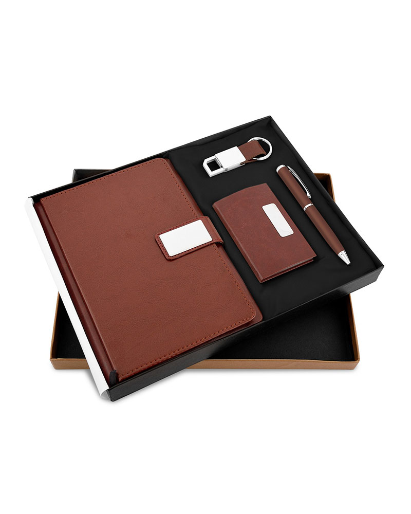 Executive Gift Set | Magnetic 4 in 1 | Brown