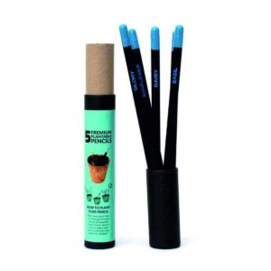 Plantable Premium Seed Pencils | Blue | Set of 5