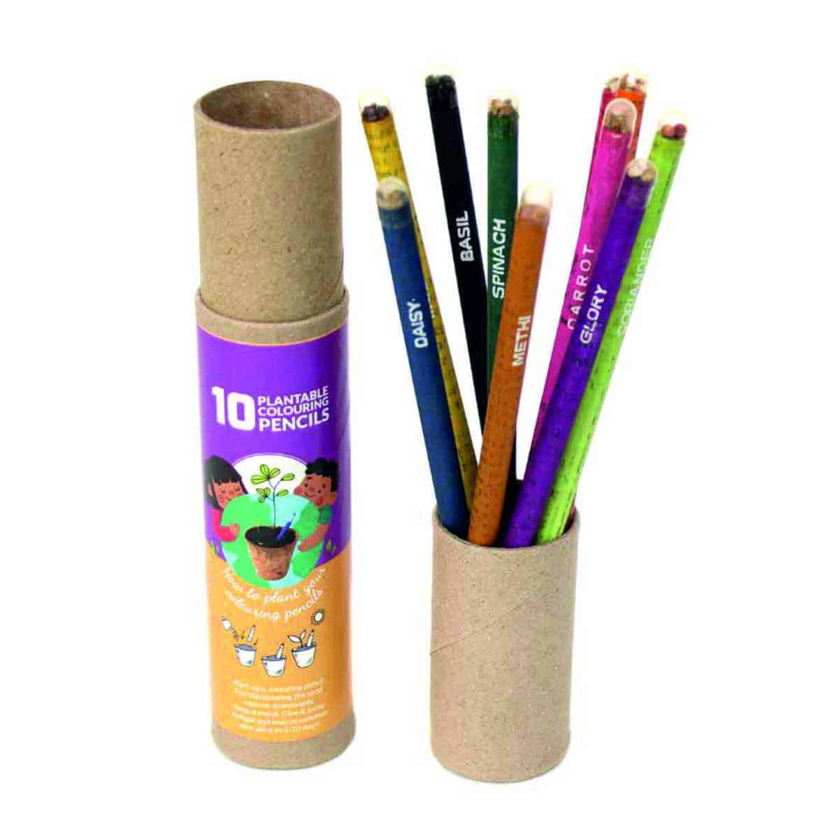Plantable Coloring Seed Pencils | Set of 10