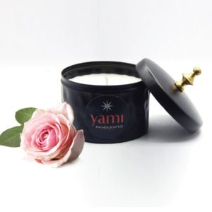 Rose Garden Premium Tin Candle