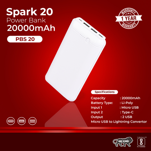 Spark20 | Powerbank 20000 mAh