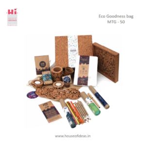 Plantable & Cork Stationery | Eco Goodness Bag | Eco Jute Sling Bag | MTG – 50
