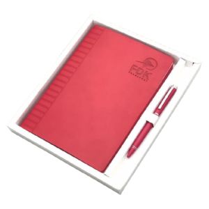 A5 Notebook with  Pen – Pink