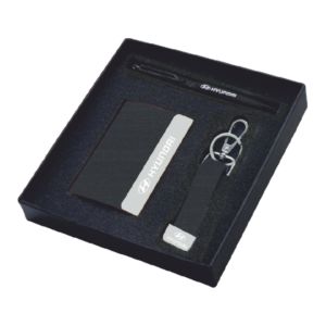 Card Holder, Keychain and Pain – Black