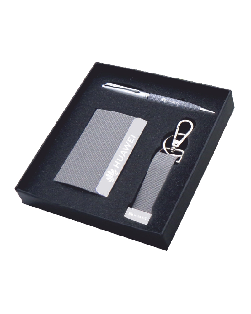 Card Holder, Keychain and Pain – Grey