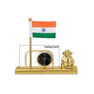 Indian Flag with watch and Ganesha Symbol