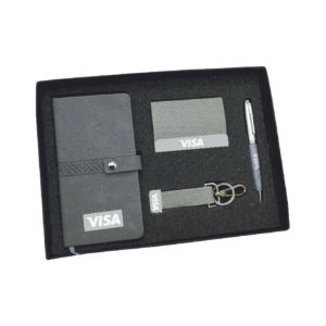 Organizer – Diary, Pen, Key Chain and Card Holder – Grey