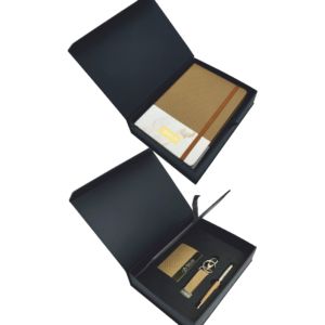 Organizer – Diary, Pen, Key Chain and Card Holder – Light Brown