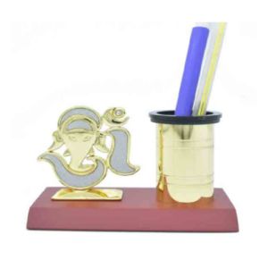 Pen Stand with Ganesha Symbol