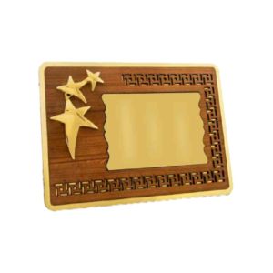 Plaque with star
