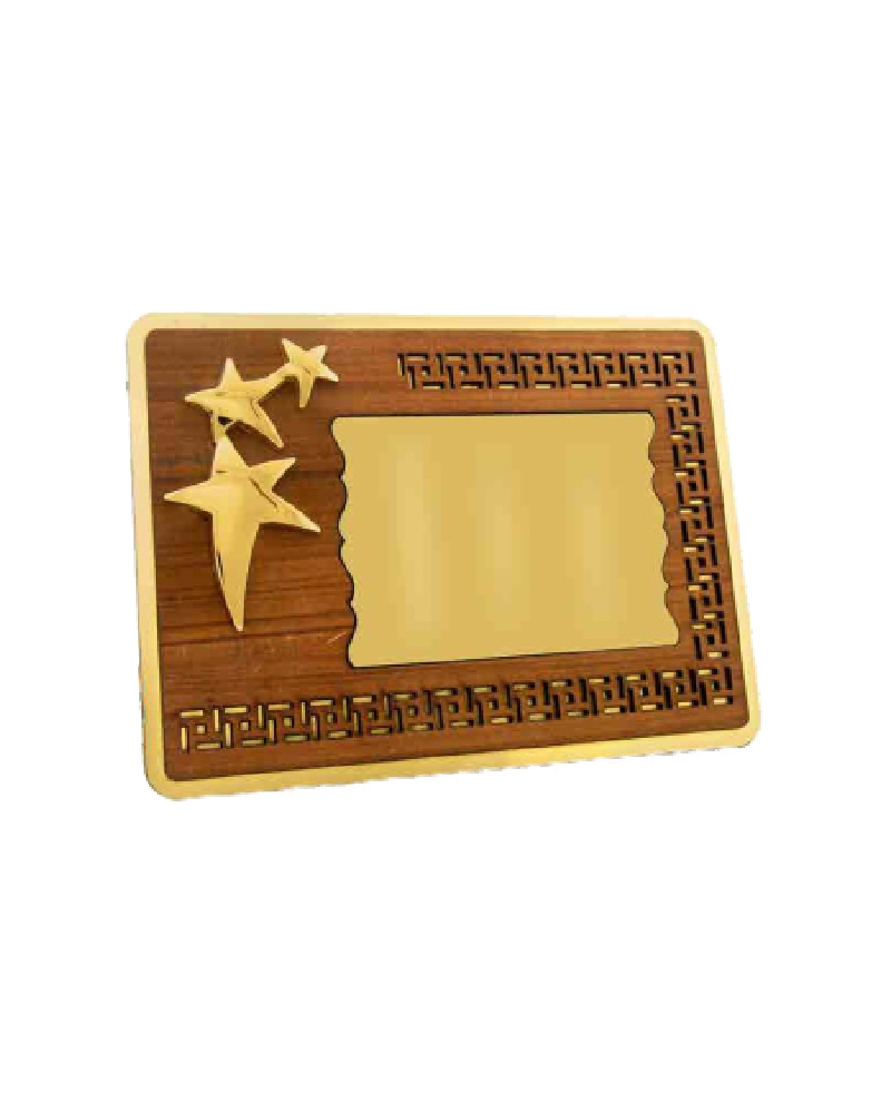 Plaque with star