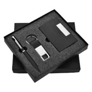 HOI 127 – Boston Black Pen, Keychain, Cardholder
