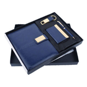 HOI 162 – Blue Saffire 4 in 1 Pen, Diary, Cardholder & Keychain