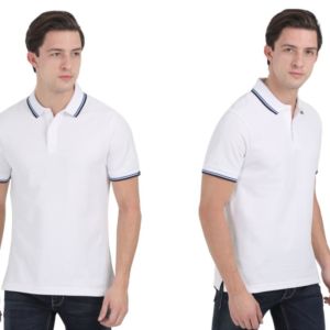 Marks & Spencer Polo T-Shirts I 100% Cotton Plain- White