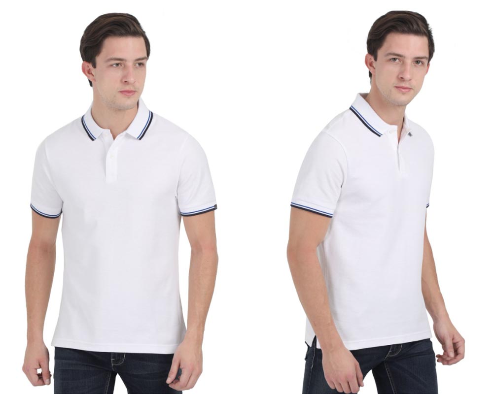 Marks & Spencer Polo T-Shirts I 100% Cotton Plain- White