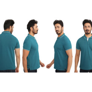 Monte Carlo Poly Cotton Tipping Tshirt – Indigo Color