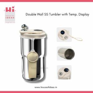 Double Wall SS Tumbler with Temp Display