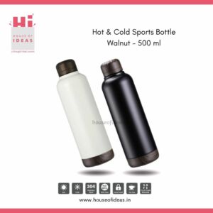 Hot & Cold Sports Bottle Walnut – 500 ml