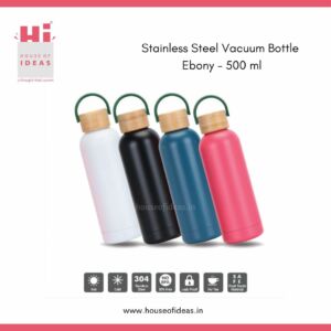 Stainless Steel Vacuum Bottle Ebony – 500 ml