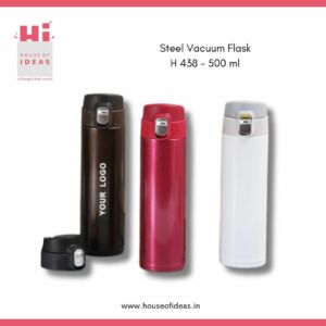 Steel Vacuum Flask H 438 – 500 ml