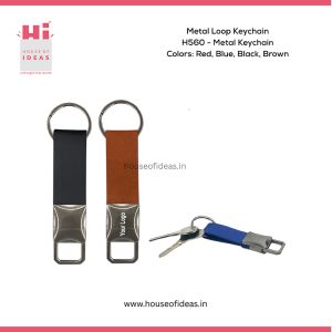 H560-Metal Loop Keychain