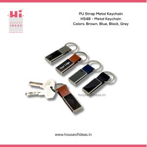 H548-Strap Metal Keychain