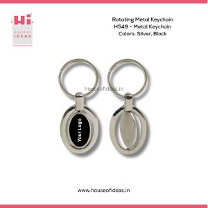 H549-Rotating Metal Keychain