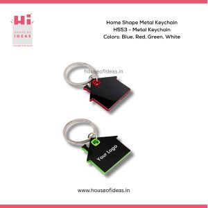 H553-Home Shape Metal Keychain