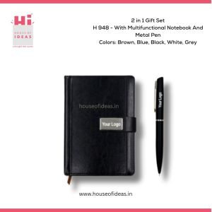 H948-With Multifunctional Notebook And Metal Pen