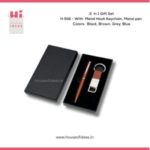H916-With Metal Hook Keychaint Metal pen
